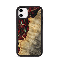 iPhone 11 Wood Phone Case - Lyda (Red, 747183)