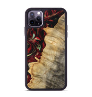 iPhone 11 Pro Max Wood Phone Case - Lyda (Red, 747183)