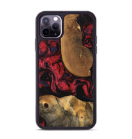 iPhone 11 Pro Max Wood Phone Case - Vivien (Red, 747185)