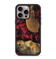 iPhone 15 Pro Max Wood Phone Case - Vivien (Red, 747185)