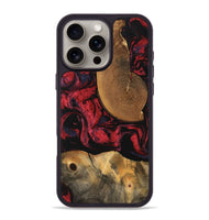 iPhone 16 Pro Max Wood Phone Case - Vivien (Red, 747185)