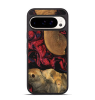 Pixel 9 Wood Phone Case - Vivien (Red, 747185)