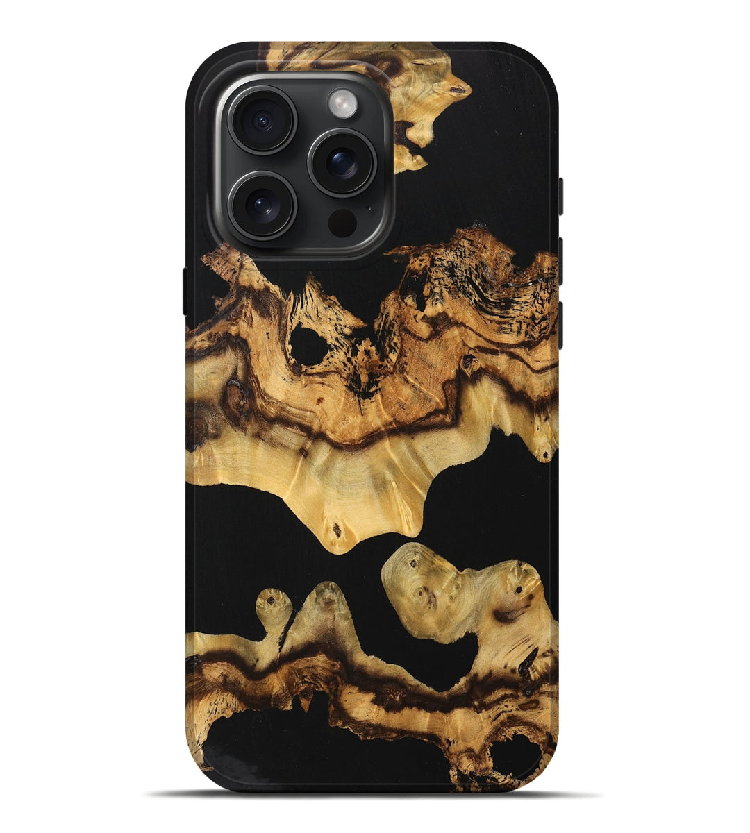 iPhone 16 Pro Max Wood Live Edge Phone Case - Bowen (Wood Burl, 747191)