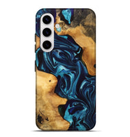 Galaxy S25 Plus Wood Live Edge Phone Case - Celine (Blue, 747192)