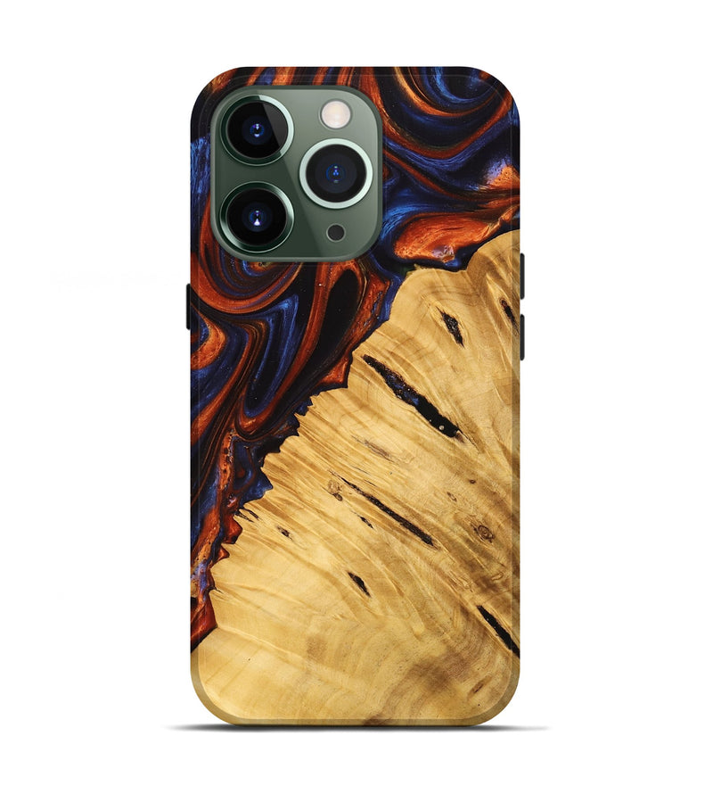 iPhone 13 Pro Wood Live Edge Phone Case - Zyaire (Red, 747194)