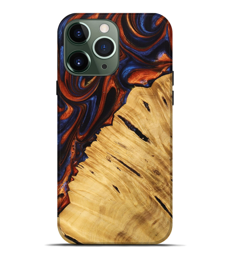 iPhone 13 Pro Max Wood Live Edge Phone Case - Zyaire (Red, 747194)