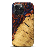 iPhone 16 Pro Max Wood Live Edge Phone Case - Zyaire (Red, 747194)