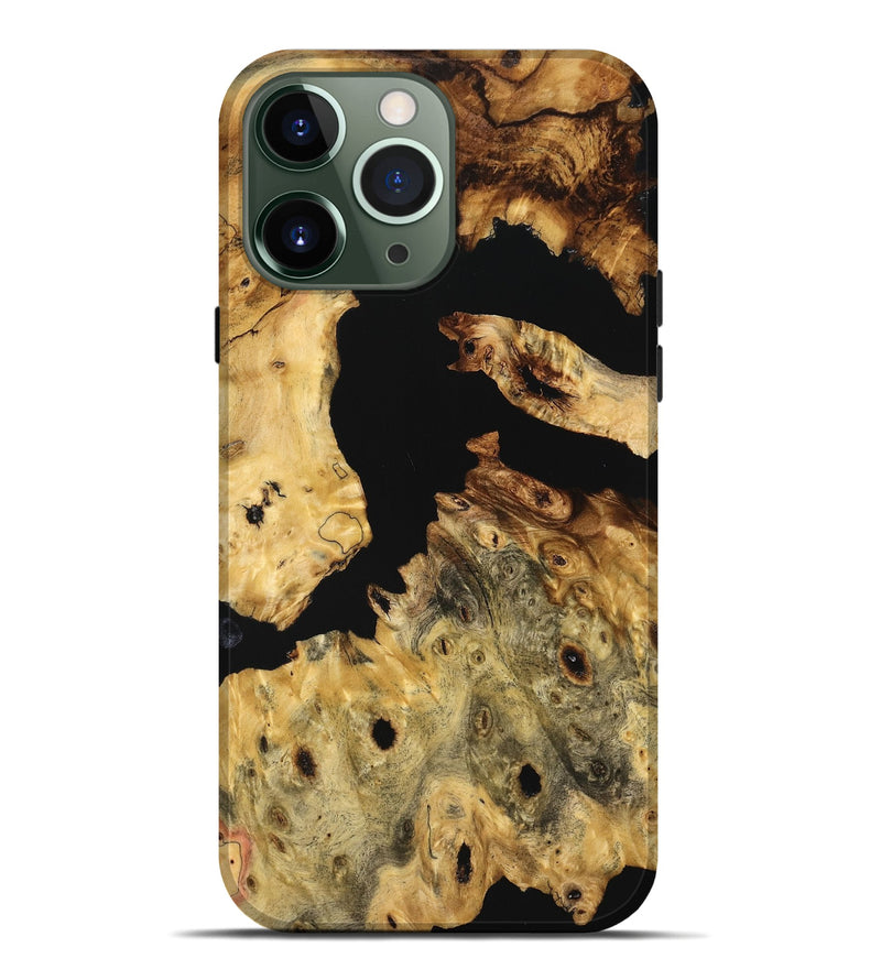 iPhone 13 Pro Max Wood Live Edge Phone Case - Syreeta (Wood Burl, 747199)