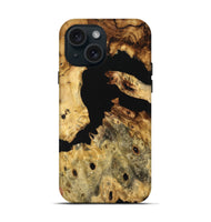 iPhone 15 Wood Live Edge Phone Case - Syreeta (Wood Burl, 747199)