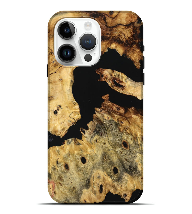 iPhone 15 Pro Max Wood Live Edge Phone Case - Syreeta (Wood Burl, 747199)