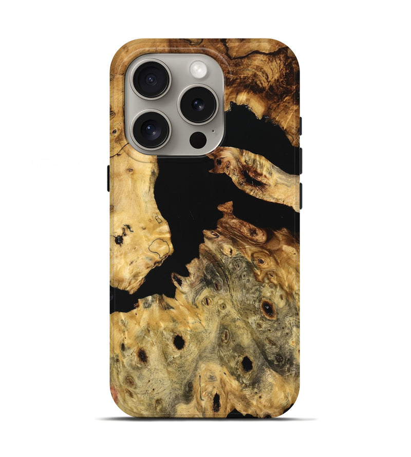 iPhone 16 Pro Wood Live Edge Phone Case - Syreeta (Wood Burl, 747199)