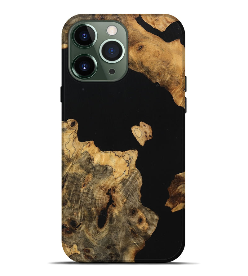 iPhone 13 Pro Max Wood Live Edge Phone Case - Evalyn (Wood Burl, 747200)