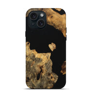 iPhone 15 Wood Live Edge Phone Case - Evalyn (Wood Burl, 747200)