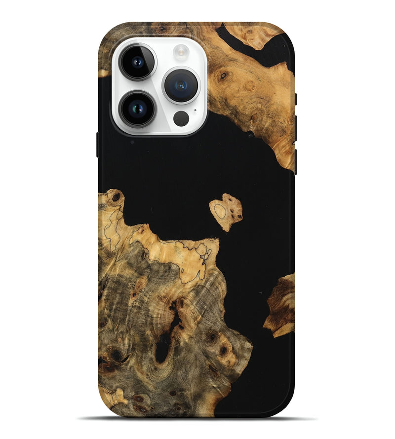 iPhone 15 Pro Max Wood Live Edge Phone Case - Evalyn (Wood Burl, 747200)