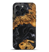 iPhone 16 Pro Max Wood Live Edge Phone Case - Charli (Black & White, 747205)