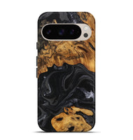 Pixel 9 Wood Live Edge Phone Case - Charli (Black & White, 747205)