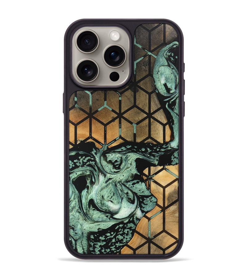 iPhone 15 Pro Max Wood Phone Case - Aydin (Pattern, 747242)