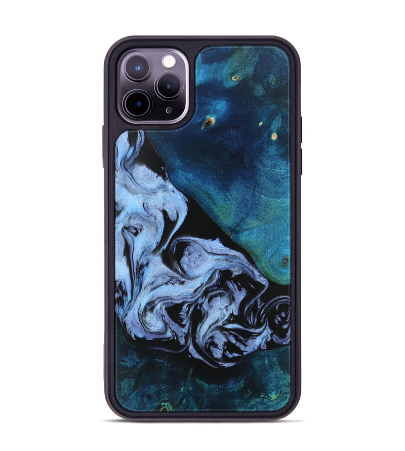 iPhone 11 Pro Max Wood Phone Case - Sidney (Blue, 747246)