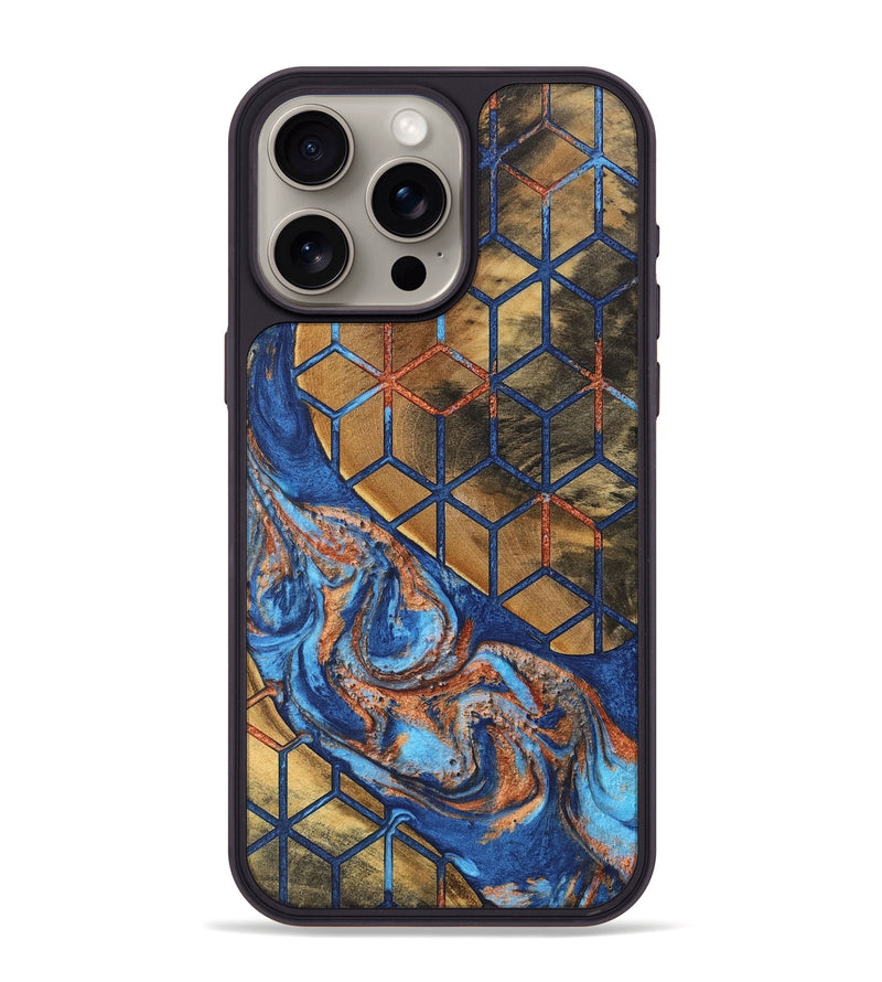 iPhone 15 Pro Max Wood Phone Case - Jannie (Pattern, 747249)