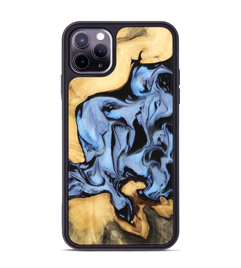 iPhone 11 Pro Max Wood Phone Case - Ouida (Blue, 747267)