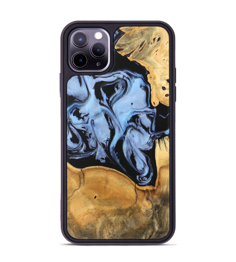 iPhone 11 Pro Max Wood Phone Case - Jamison (Blue, 747279)