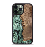 iPhone 13 Pro Max Wood Phone Case - Ken (Green, 747285)