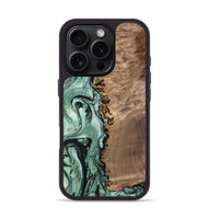 iPhone 16 Pro Wood Phone Case - Ken (Green, 747285)