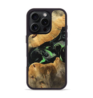 iPhone 16 Pro Wood Phone Case - Stevie (Green, 747286)