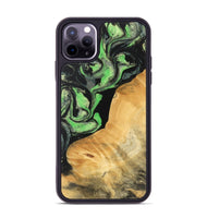 iPhone 11 Pro Max Wood Phone Case - Sunny (Green, 747287)