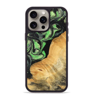 iPhone 15 Pro Max Wood Phone Case - Sunny (Green, 747287)