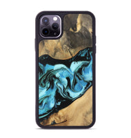 iPhone 11 Pro Max Wood Phone Case - Jayce (Blue, 747293)