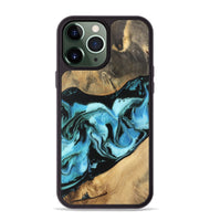 iPhone 13 Pro Max Wood Phone Case - Jayce (Blue, 747293)