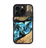 iPhone 16 Pro Wood Phone Case - Jayce (Blue, 747293)