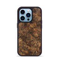 iPhone 14 Pro Wood Phone Case - Saniyah (Wood Burl, 747304)