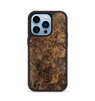 iPhone 14 Pro Wood Phone Case - Loraine (Wood Burl, 747324)