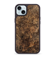 iPhone 15 Plus Wood Phone Case - Loraine (Wood Burl, 747324)