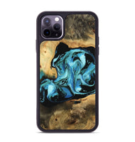 iPhone 11 Pro Max Wood Phone Case - Amayah (Blue, 747342)