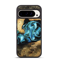 Pixel 9 Wood Phone Case - Amayah (Blue, 747342)