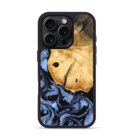 iPhone 16 Pro Wood Phone Case - Sommer (Blue, 747343)