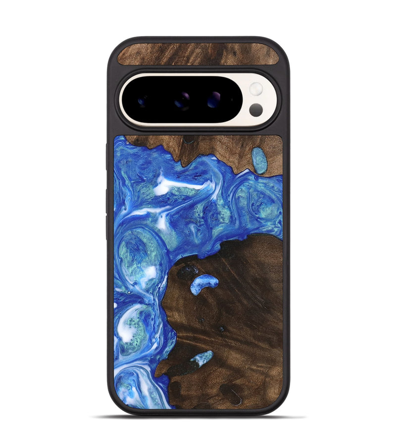 Pixel 9 Pro Wood Phone Case - Gianni (Blue, 747359)