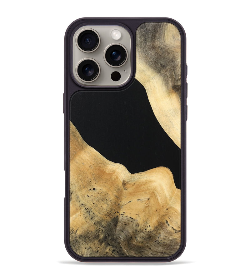 iPhone 16 Pro Max Wood Phone Case - Tevin (Wood Burl, 747361)