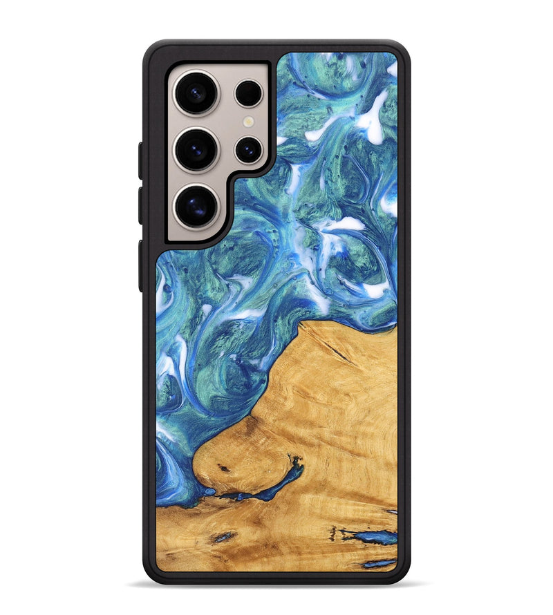 Galaxy S25 Ultra Wood Phone Case - Marlin (Blue, 747362)