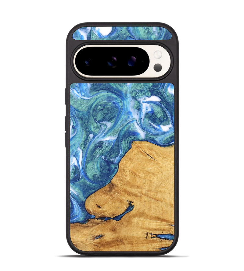 Pixel 9 Pro Wood Phone Case - Marlin (Blue, 747362)