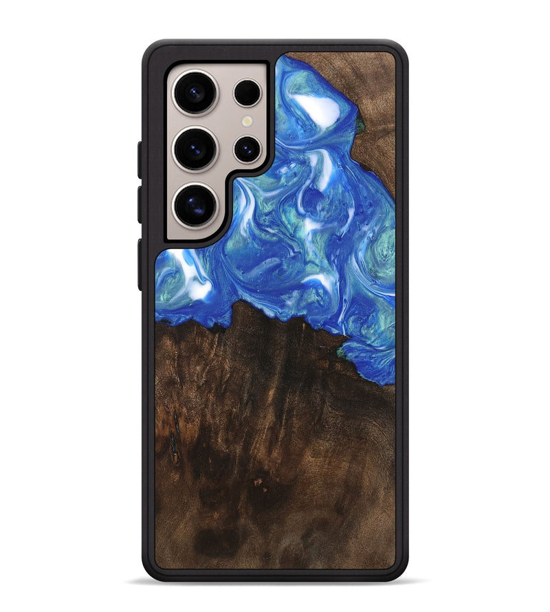 Galaxy S25 Ultra Wood Phone Case - Lorrie (Blue, 747374)