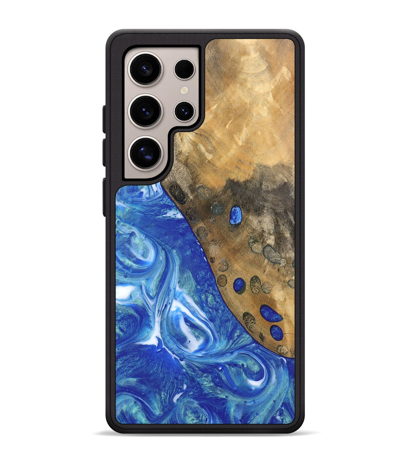 Galaxy S25 Ultra Wood Phone Case - Alesia (Blue, 747375)