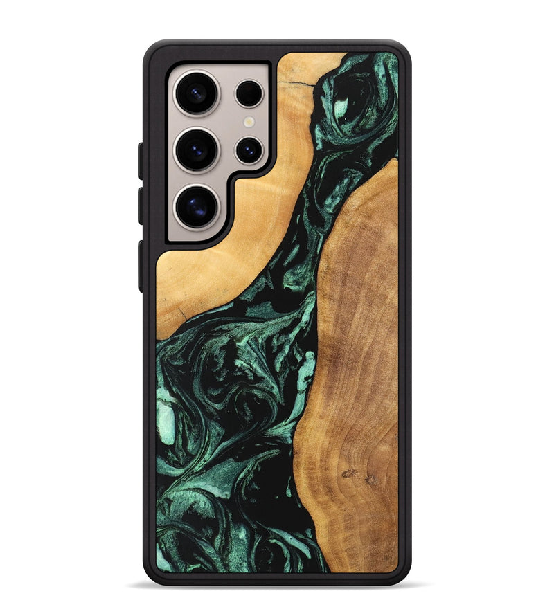 Galaxy S25 Ultra Wood Phone Case - Alivia (Green, 747384)