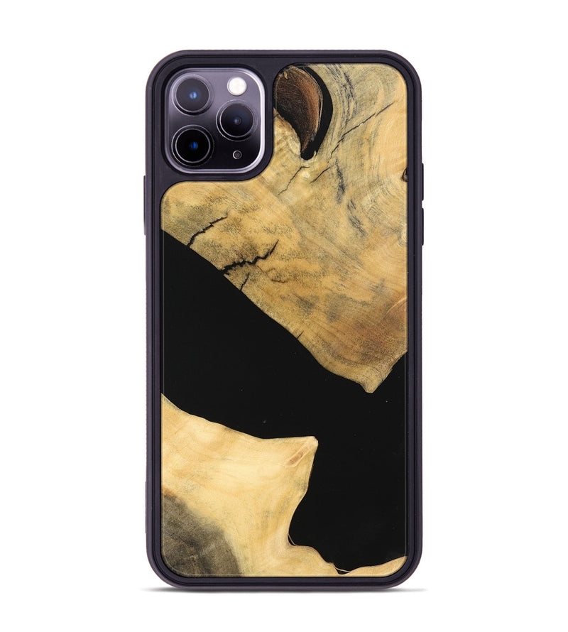 iPhone 11 Pro Max Wood Phone Case - Rashad (Wood Burl, 747401)