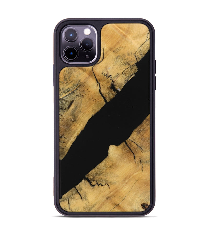 iPhone 11 Pro Max Wood Phone Case - Briggs (Wood Burl, 747403)