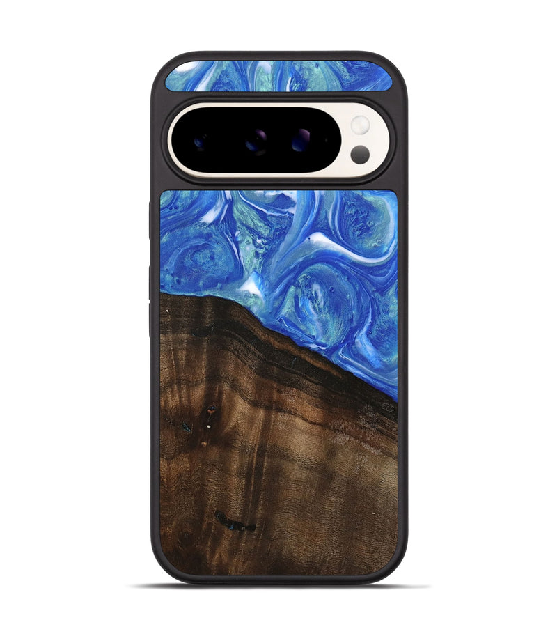 Pixel 9 Pro Wood Phone Case - Nevaeh (Blue, 747408)