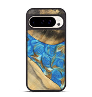 Pixel 9 Pro Wood Phone Case - Jaquan (Teal & Gold, 747409)